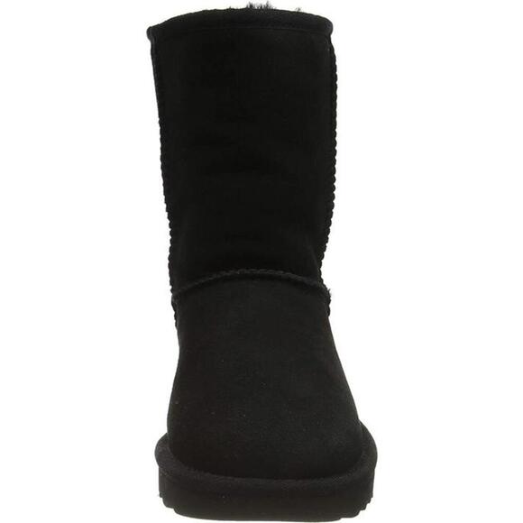 UGG Womens Classic Short Ii Boots Black Size 6 - Picture 4 of 7